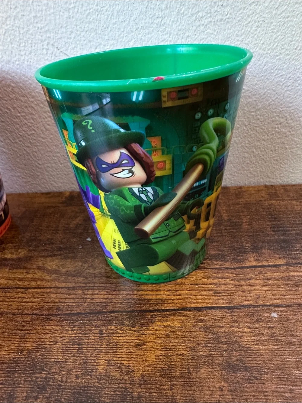 2017 McDonalds Happy Meal Lego Batman Movie Plastic Cups Lot of 4 Robin Riddler